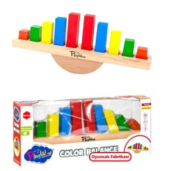 Play Wood Ahşap Renkli Balans Oyunu - PlayWood-Onyıl