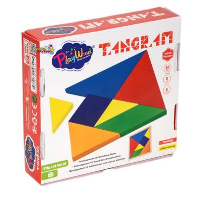 Play Wood Eğitici Ahşap Oyuncak Tangram Oyunu - 1