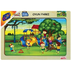 PlayWood Ahşap Puzzle Oyun Parkı 20 Parça Ahşap Eğitici Yapboz - 2