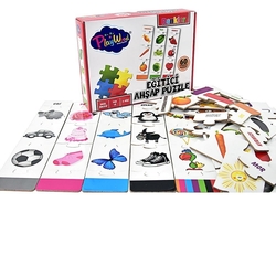 PlayWood Okul Öncesi Eğitici Ahşap Puzzle Renkler 60 Parça - 1