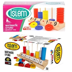 REDKA Matematik Oyunu Abaküs ve İşlem Seti Akıl Oyunları - Redka