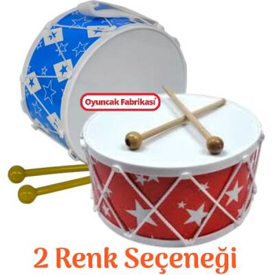 Plastik Renkli Oyuncak Büyük Davul - 1