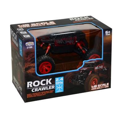 1:18 Rock Crawler 4 Çeker Kumandalı Şarjlı Arazi Aracı - 2