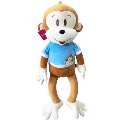 Selay Oyuncak Elbiseli Peluş Maymun Cuci 105 Cm Büyük Boy - 3