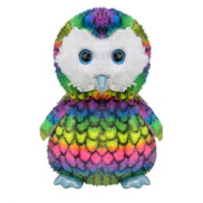 Selay Oyuncak Renkli Peluş Baykuş 40 Cm - 1