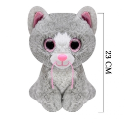 Selay Oyuncak Sevimli Minik Peluş Kedi 23 Cm - 2