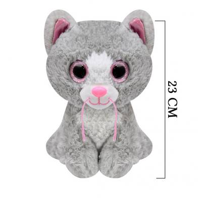 Selay Oyuncak Sevimli Minik Peluş Kedi 23 Cm - 2
