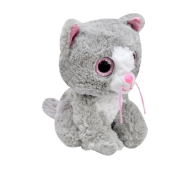 Selay Oyuncak Sevimli Minik Peluş Kedi 23 Cm - 3