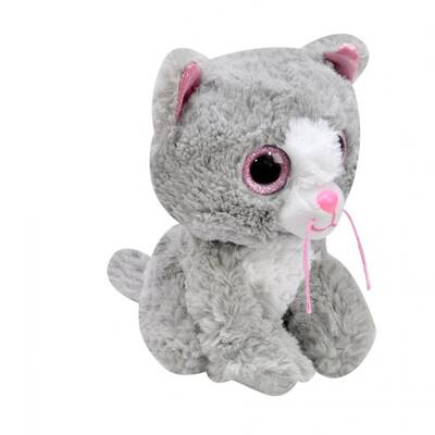 Selay Oyuncak Sevimli Minik Peluş Kedi 23 Cm - 3