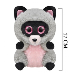 Selay Oyuncak Yavru Peluş Rakun 17 Cm - 2