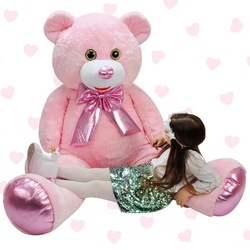 Selay Peluş Oyuncak Büyük Boy Beyaz Ayıcık 170 cm - 1