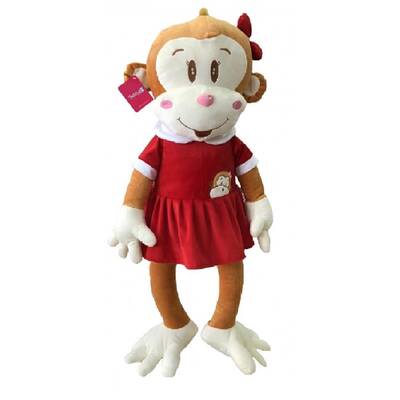 Selay Peluş Oyuncak Maymun Didi 105 Cm Büyük Boy Tişörtlü - 2