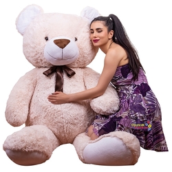 Sevimli Yorgun Peluş Ayı 1.5 Metre Mega Boy Kocaman Ayıcık - 6
