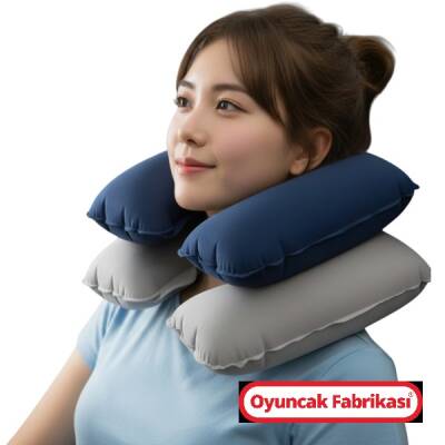 Şişme Boyun Yastığı-Şişme Seyahat Yastığı - 1