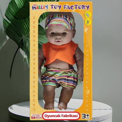Siyahi Erkek Oyuncak Et Bebek Siyah Et Bebek 30 Cm - 1