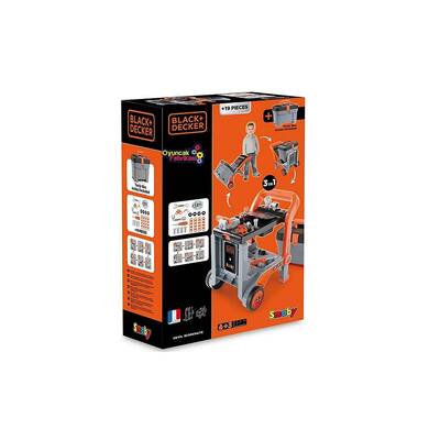 Smoby 360202 Oyuncak Tamir Seti 18 Aksesuarlı B+D Devil Workmate + Box - 2