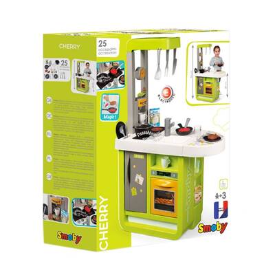 Smoby Cherry Oyuncak Mutfak Seti Sesli 25 Aksesuarlı - 1
