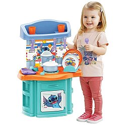 Stitch Şef Mutfak Seti Çocuk Oyuncak Mutfak ve Evcilik Oyun Seti - DEDE