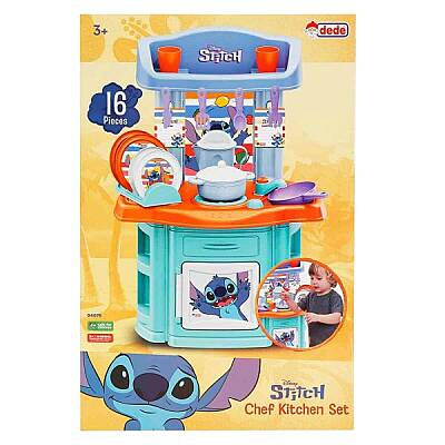 Stitch Şef Mutfak Seti Çocuk Oyuncak Mutfak ve Evcilik Oyun Seti - 2
