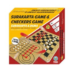 Surakarta Game & Dama Oyunu 1 Kutuda 2 Oyun Birden - ZEKİCE