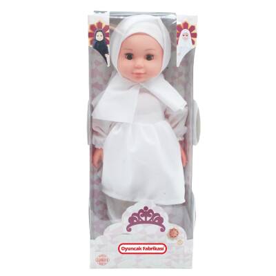Çarşaflı Tesettürlü Türkçe Dua Ve Ilahi Okuyan Sesli Oyuncak Et Bebek 40 Cm - 2