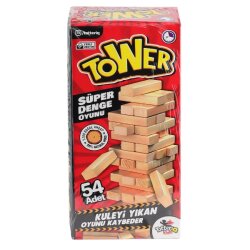 Totteriq Tower Ahşap Denge Oyunu 54 Parça - Totteriq