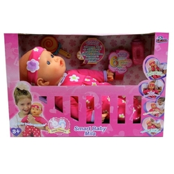 Türkçe Konuşan İnteraktif Etkileşimli Oyuncak Mila Bebek 40 Cm - 2