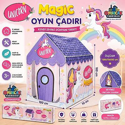Unicorn Çocuk Oyun Çadırı| Çocuk Oyun Evi - 1