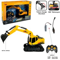 Uzaktan Kumandalı Ekskavatör Full Fonksiyon Şarjlı XFModel Kazıcı (Metal Kepçe) - Vardem Oyuncak