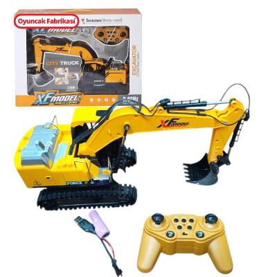 Uzaktan Kumandalı Excavator Şarjlı Kazıcı Kepçe 13 Fonksiyonlu Sesli Işıklı - 2