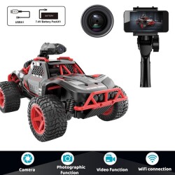 Uzaktan Kumandalı Full Fonksiyon Şarjlı 2.4G Kameralı Off Road Araba - Vardem Oyuncak