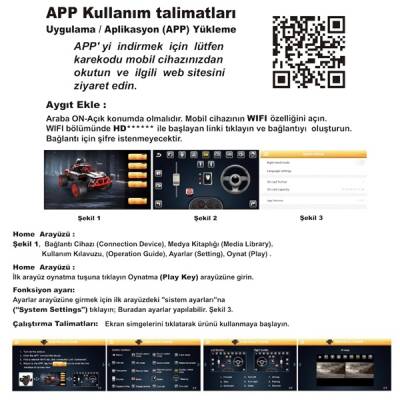 Uzaktan Kumandalı Full Fonksiyon Şarjlı 2,4G Wifi Kameralı Stunt Araba - 5