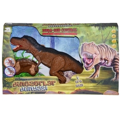 Uzaktan Kumandalı Oyuncak Dinozor Sesli ve Işıklı Hareketli Titreşimli 46 Cm - 3
