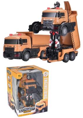 Uzaktan Kumandalı Robota Dönüşen Kamyon Işıklı Sesli Robot Kamyon R/C - 1