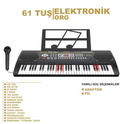 Vardem 61 Tuş Dijital Ekranlı Büyük Elektronik Org - 1