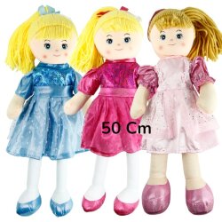 Vardem Bez Bebek Parlak Elbiseli 50 cm - Vardem Oyuncak