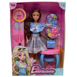 Vardem Kutulu Güzellik Masalı Çantalı Bebek Set 11,5 inç - Vardem Oyuncak