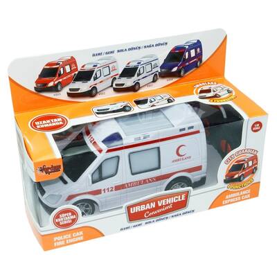 Vardem Miajima Oyuncak Uzaktan Kumandalı Full Foksiyon Ambulans Arabası Işıklı - 3