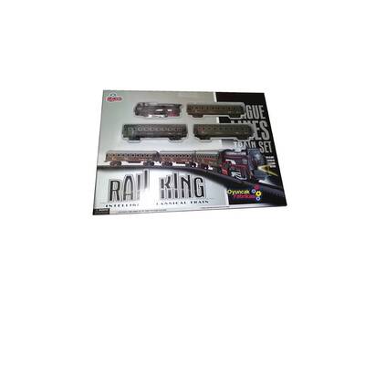Vardem Oyuncak Tren Seti Klasik Ekspres 21 Parça Siyah Renkli (Rail King) - 3