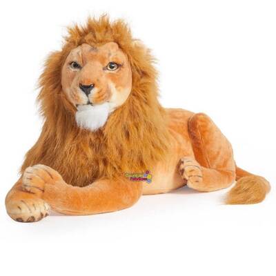 Vardem Peluş 68 cm Yatan Aslan - 1