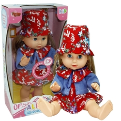 Vardem Türkçe Konuşan Oyuncak Et Bebek Almira 35 cm 12 farklı Ses - 3
