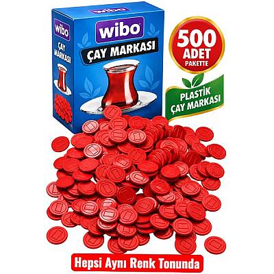 Wibo Çay Markası 500 Adet Yuvarlak Plastik Çay Markası Çay Pulu - 4