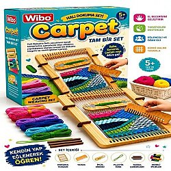 Wibo Halı Dokuma Seti Eğitici Çocuk Dokuma Tezgahı Kendin Yap DIY El Sanatları Hobi Kiti - WİBO