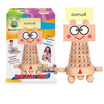 Woodoy Ahşap Akıl Zeka Oyunları Kelime Avı - 1