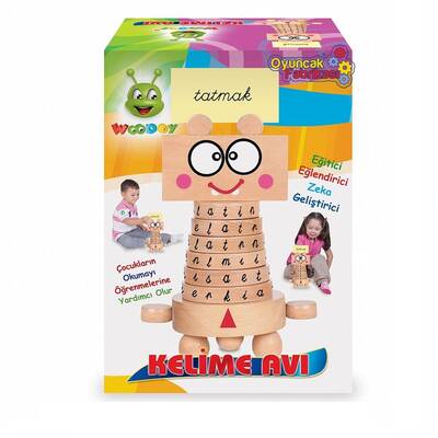 Woodoy Ahşap Akıl Zeka Oyunları Kelime Avı - 2