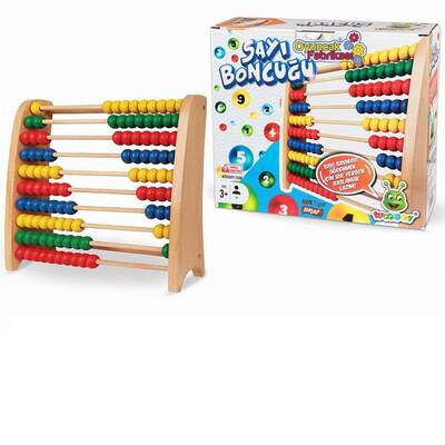 Woodoy Ahşap Oyuncak Eğitici Küçük Abaküs Seti Sayı Boncuğu - 2