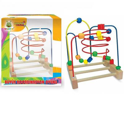 Woodoy Eğitici Ahşap Büyük Koordinasyon Oyunu - 2
