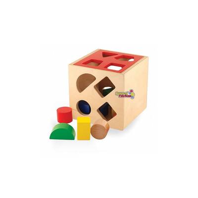 Woodoy Oyuncak Ahşap Eğitici Bultak Küp - 5
