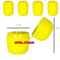 Yılbaşı Çekiliş Topu Çekiliş Topu Kura Topu Pratik Kapak 50 Adet 4.5x 3 Cm - Miajima