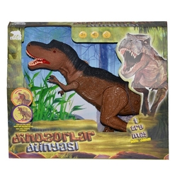 Yürüyen Sesli ve Işıklı Büyük Oyuncak Dinozor 55 Cm - 2